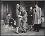 Warren Berlinger, Carolyn Brenner, Hal March, Pert Kelton, and Lou Jacobi in the stage production Come Blow Your Horn
