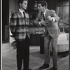 Joel Grey [left] and unidentified in the stage production Come Blow Your Horn