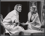 Margaret Leighton and Diane Kagan in the stage production The Chinese Prime Minister