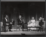 Peter Donat, Alan Webb, John Williams, Margaret Leighton, and Diane Kagan in the stage production The Chinese Prime Minister