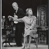 Margaret Leighton and unidentified in the stage production The Chinese Prime Minister