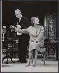 Margaret Leighton and unidentified in the stage production The Chinese Prime Minister