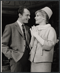 Peter Donat and Joanna Pettet in the stage production The Chinese Prime Minister
