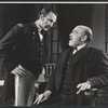 George C. Scott and Herbert Berghof in the stage production The Andersonville Trial