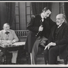 Albert Dekker, George C. Scott, and Herbert Berghof in the stage production The Andersonville Trial