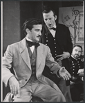 Robert Carroll, George C. Scott, and unidentified actor in the stage production The Andersonville Trial