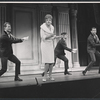 Harvey Evans, Angela Lansbury, and unidentified dancers in the stage production Anyone Can Whistle