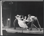 Angela Lansbury (in background) and dancers in the stage production Anyone Can Whistle