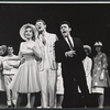 Janet Hayes, Harvey Evans, Harry Guardino, and cast members in the stage production Anyone Can Whistle