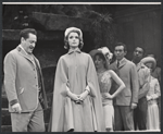 Henry Lascoe, Lee Remick, and unidentified actors in the stage production Anyone Can Whistle
