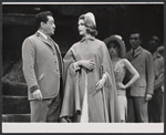 Henry Lascoe, Lee Remick, and unidentified actors in the stage production Anyone Can Whistle