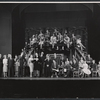 Ensemble in the stage production All American