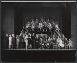 Ensemble in the stage production All American