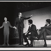 Fritz Weaver (pointing) in the stage production All American