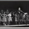 Ray Bolger and cast members in the stage production All American