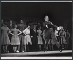 Ray Bolger and cast members in the stage production All American