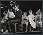 Ron Husmann, Anita Gillette, and cast members in the stage production All American