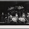 Ray Bolger (far left) and cast members in the stage production All American