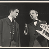 Ron Husmann and Ray Bolger in the stage production All American