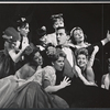 Ron Husmann and female cast members in the stage production All American