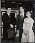 Ray Bolger, Ron Husmann, and Anita Gillette in the stage production All American