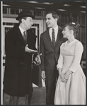 Ray Bolger, Ron Husmann, and Anita Gillette in the stage production All American