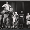 Ron Husmann, Ray Bolger, Eileen Herlie, and Anita Gillette in the stage production All American