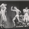 Ron Husmann and unidentified actors in the stage production All American