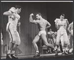 Ron Husmann and unidentified actors in the stage production All American