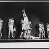 Ron Husmann (second from left) and unidentified actors in the stage production All American