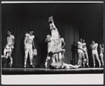 Ron Husmann (second from left) and unidentified actors in the stage production All American