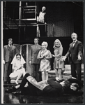 Elaine Stritch [top] and ensemble in the stage production Company