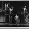 Larry Kert [center] and ensemble in the stage production Company