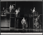 Larry Kert [center] and ensemble in the stage production Company