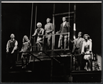 Larry Kert [center] and ensemble in the stage production Company