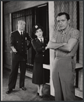 Alan Bunce, Nancy Walker, and Dick Williams in the stage production Copper and Brass