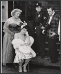 Joan Blondell, Nancy Walker, unidentified actor, and Dick Williams in the stage production Copper and Brass
