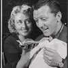 Joan Blondell and Dick Williams in the stage production Copper and Brass