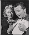 Joan Blondell and Dick Williams in the stage production Copper and Brass