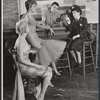 Dick Williams, Nancy Walker and unidentified others in the stage production Copper and Brass