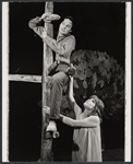 Alan Alda and Barbara Harris in the stage production The Apple Tree