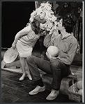 Barbara Harris and Alan Alda in the stage production The Apple Tree 