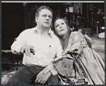 Charles Durning and Julie Harris in the stage production The Au Pair Man