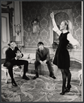 Robert Reed, Keith Baxter, and Jennifer Hilary in the stage production Avanti!