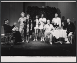 Paul Benedict, Michael Lombard, Doris Roberts, Cynthia Harris, F. Murray Abraham, Emory Bass, Henry Sutton, and J. Frank Lucas in the stage production Bad Habits