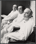 Michael Lombard, F. Murray Abraham, and Emory Bass in the stage production Bad Habits
