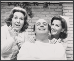 Doris Roberts, Michael Lombard, and Cynthia Harris in the stage production Bad Habits