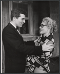 Sydney Chaplin and Judy Holliday in the stage production Bells Are Ringing