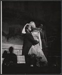 Unidentifed actor and Judy Holliday in the stage production Bells Are Ringing