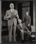 Melvyn Douglas, Lee Tracy, and Leora Dana in the stage production The Best Man